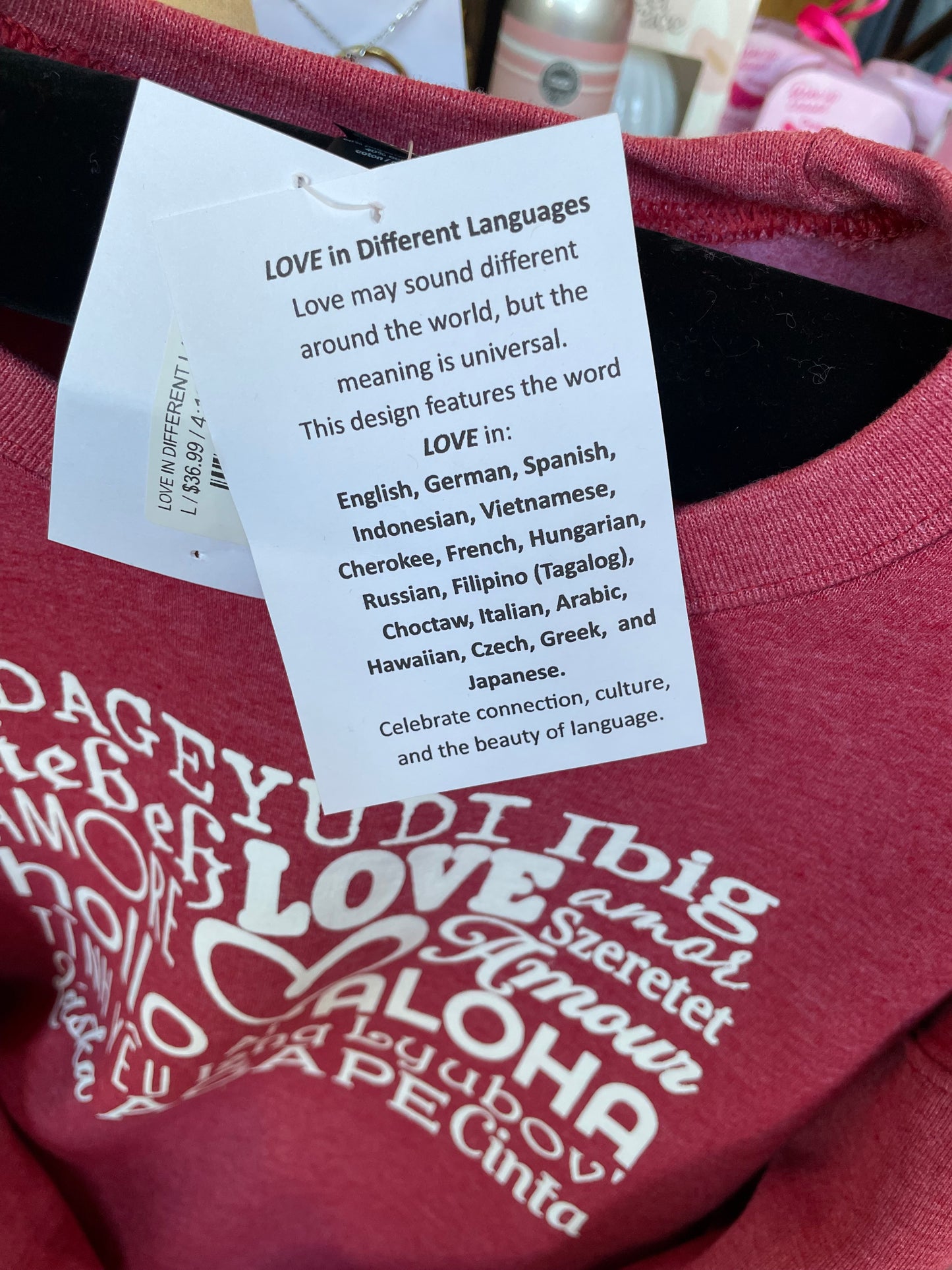 LOVE IN DIFFERENT LANGUAGES