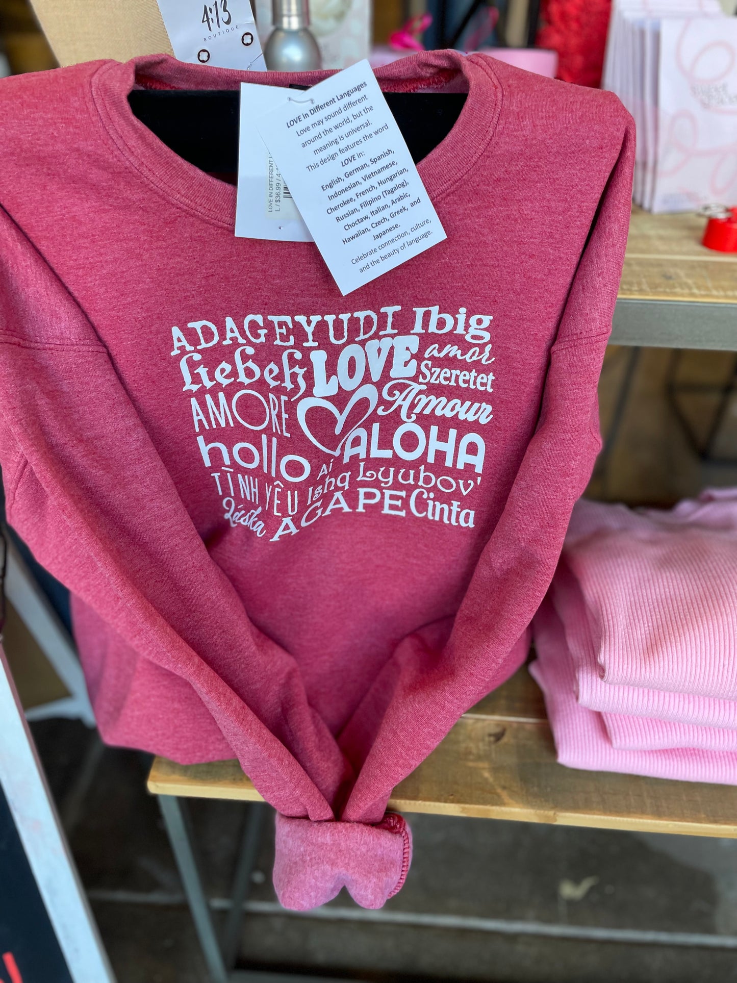 LOVE IN DIFFERENT LANGUAGES